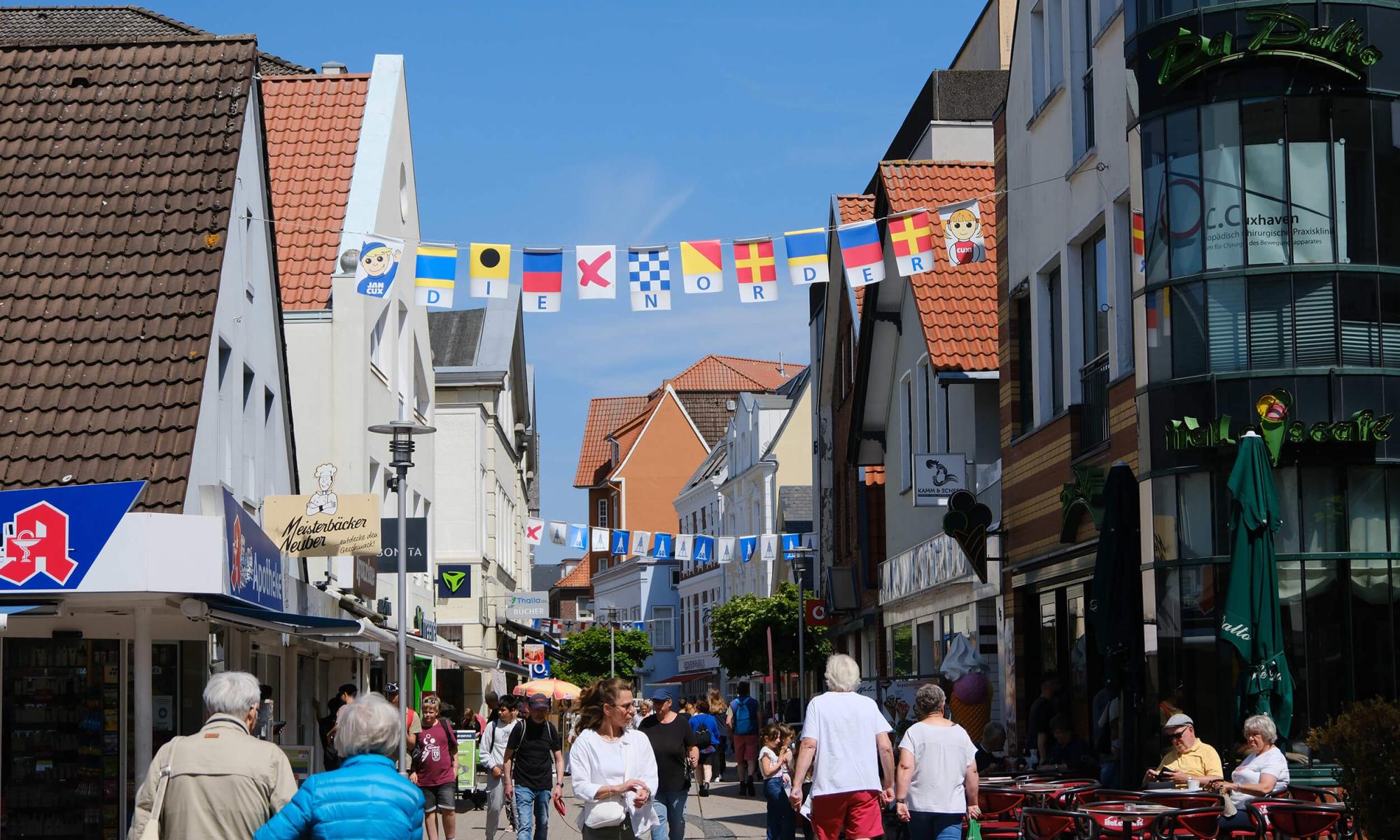 Wimpelketten Norder verkleinert